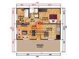 80 m² Tek Katlı Prefabrik Ev 80 m² Tek Katlı Prefabrik Ev