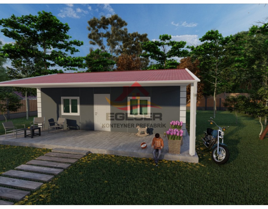 80 m² Tek Katlı Prefabrik Ev