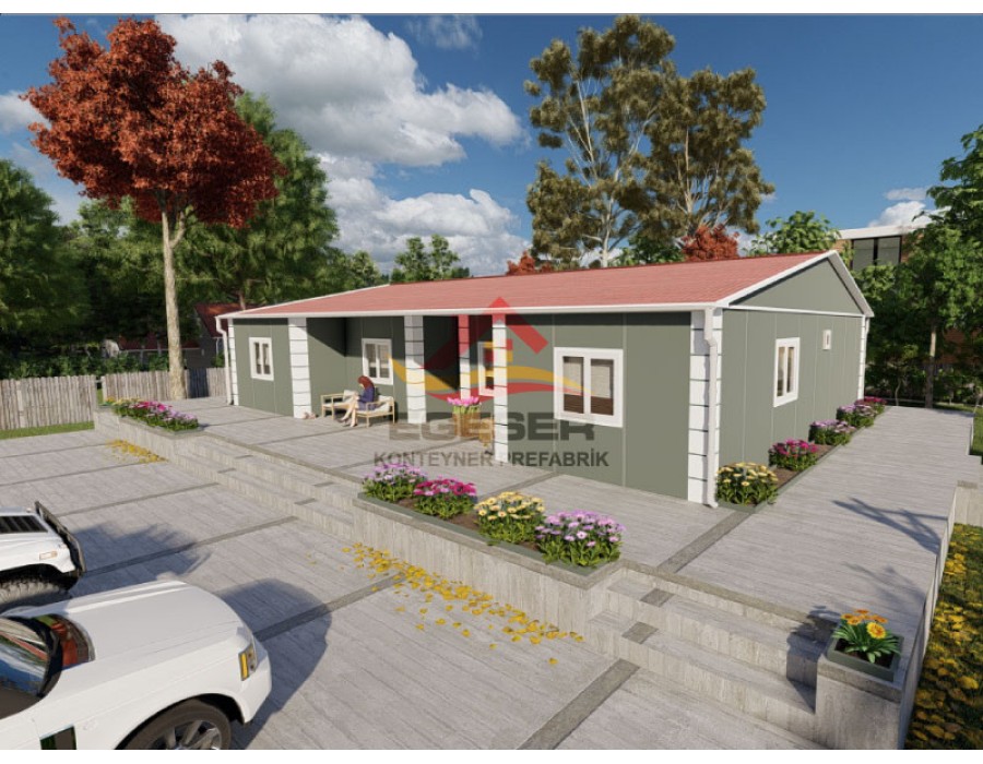 142 m² Tek Katlı Prefabrik Ev