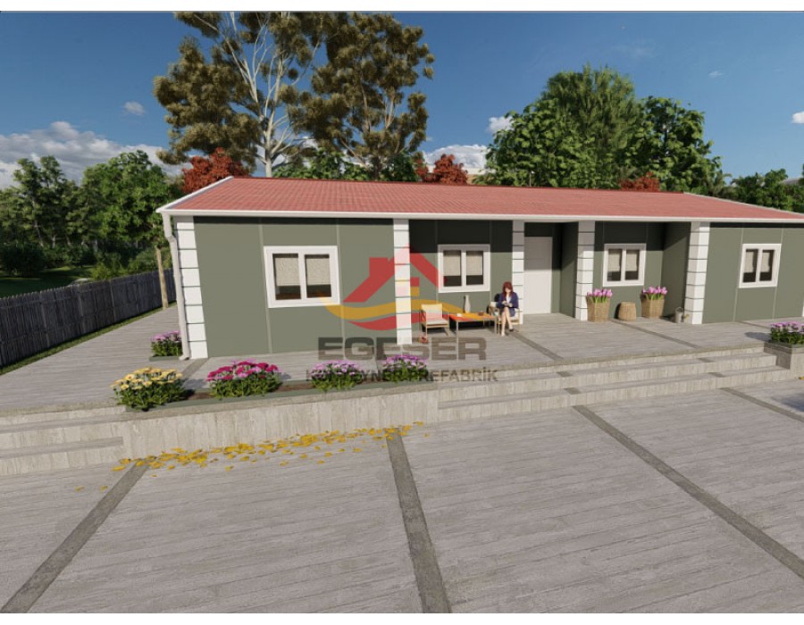 142 m² Tek Katlı Prefabrik Ev