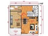 80 m² Dubleks Prefabrik Ev detay görseli