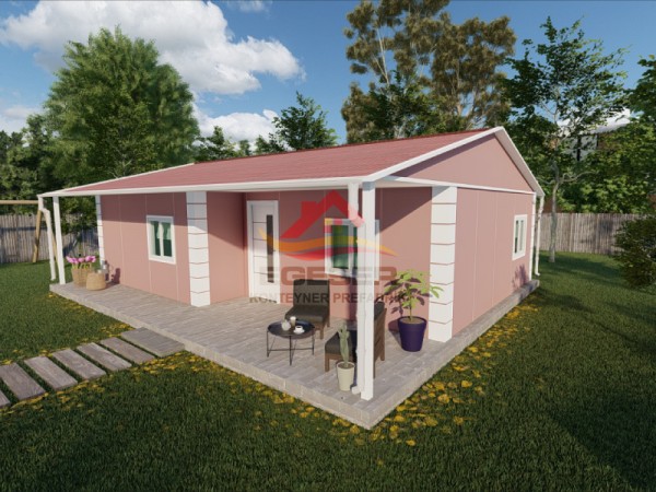 96 m² Tek Katlı Prefabrik Ev
