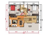 96 m² Tek Katlı Prefabrik Ev 96 m² Tek Katlı Prefabrik Ev