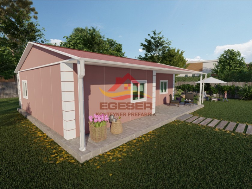 96 m² Tek Katlı Prefabrik Ev 96 m² Tek Katlı Prefabrik Ev