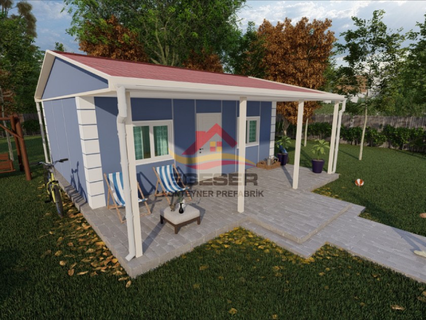 59 m² Tek Katlı Prefabrik Ev 59 m² Tek Katlı Prefabrik Ev