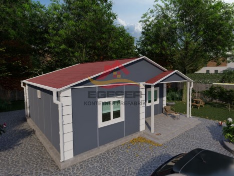 64 m² Tek Katlı Prefabrik Ev