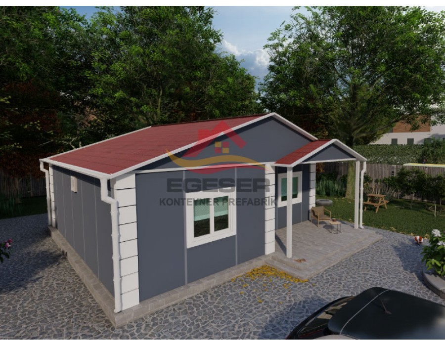 64 m² Tek Katlı Prefabrik Ev