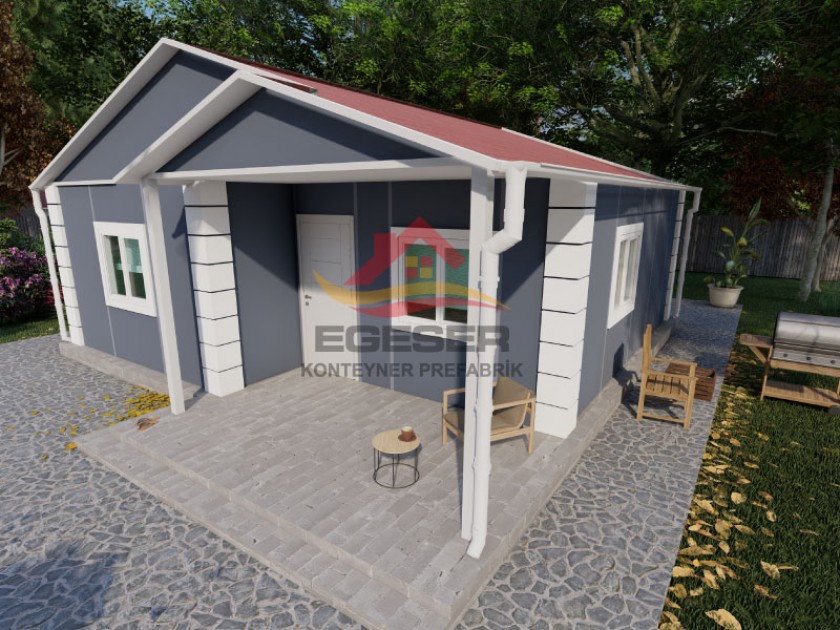 64 m² Tek Katlı Prefabrik Ev 64 m² Tek Katlı Prefabrik Ev