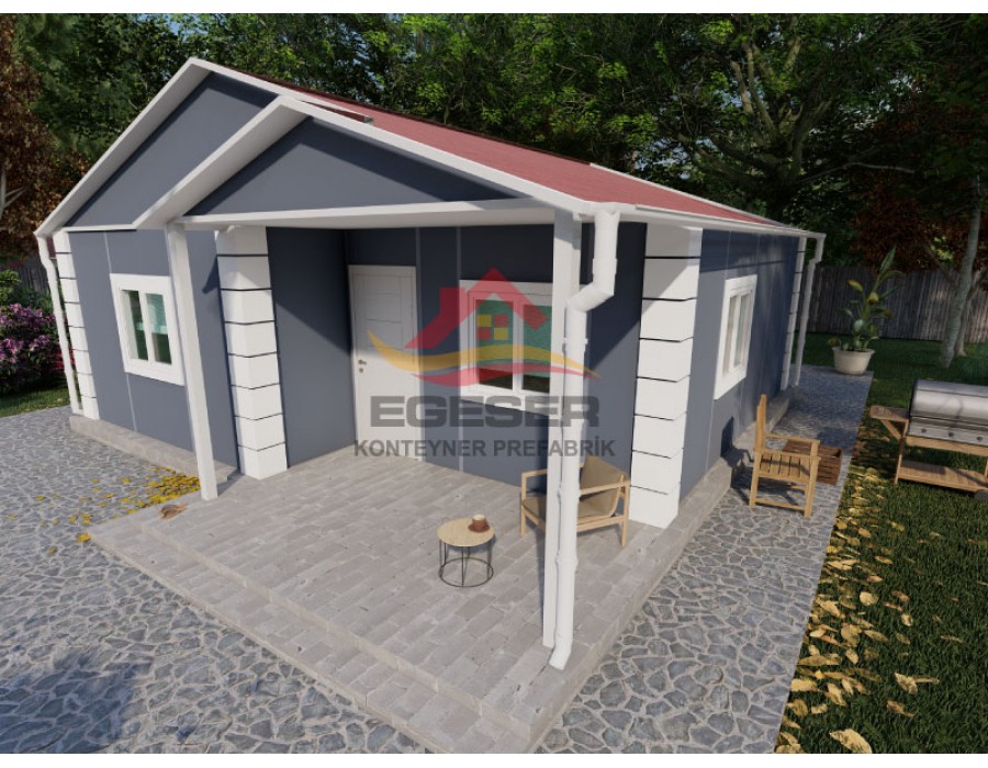 64 m² Tek Katlı Prefabrik Ev