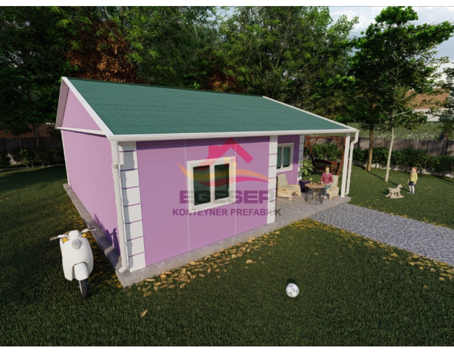 69 m² Tek Katlı Prefabrik Ev