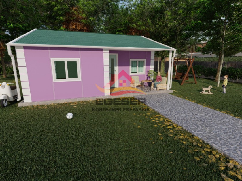 69 m² Tek Katlı Prefabrik Ev 69 m² Tek Katlı Prefabrik Ev