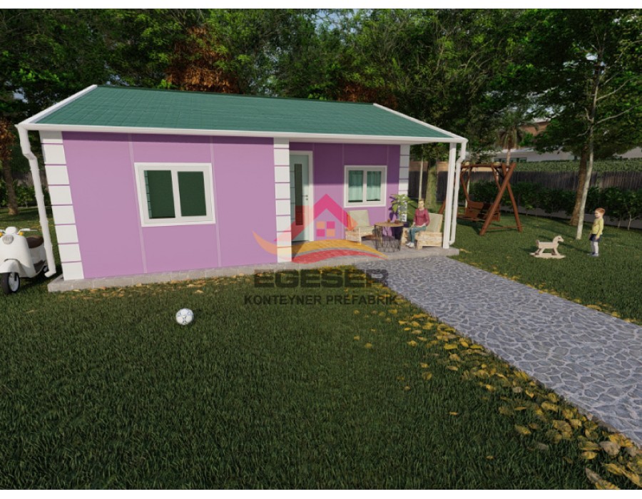 69 m² Tek Katlı Prefabrik Ev
