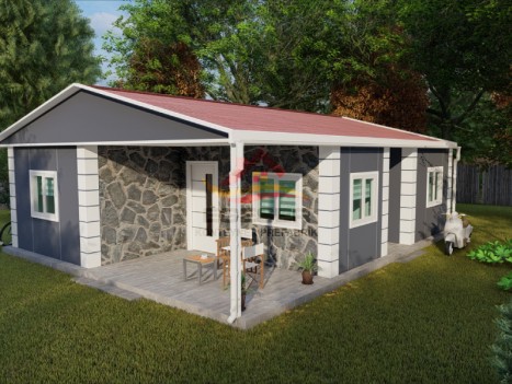 74 m² Tek Katlı Prefabrik Ev