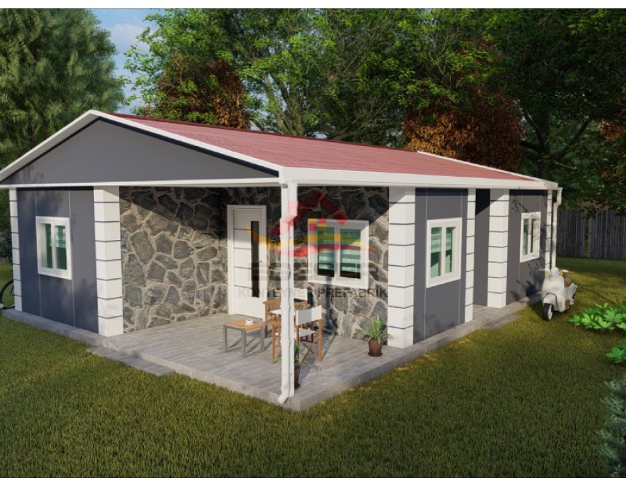74 m² Tek Katlı Prefabrik Ev
