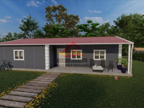 101 m² Tek Katlı Prefabrik Ev