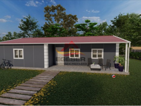 101 m² Tek Katlı Prefabrik Ev