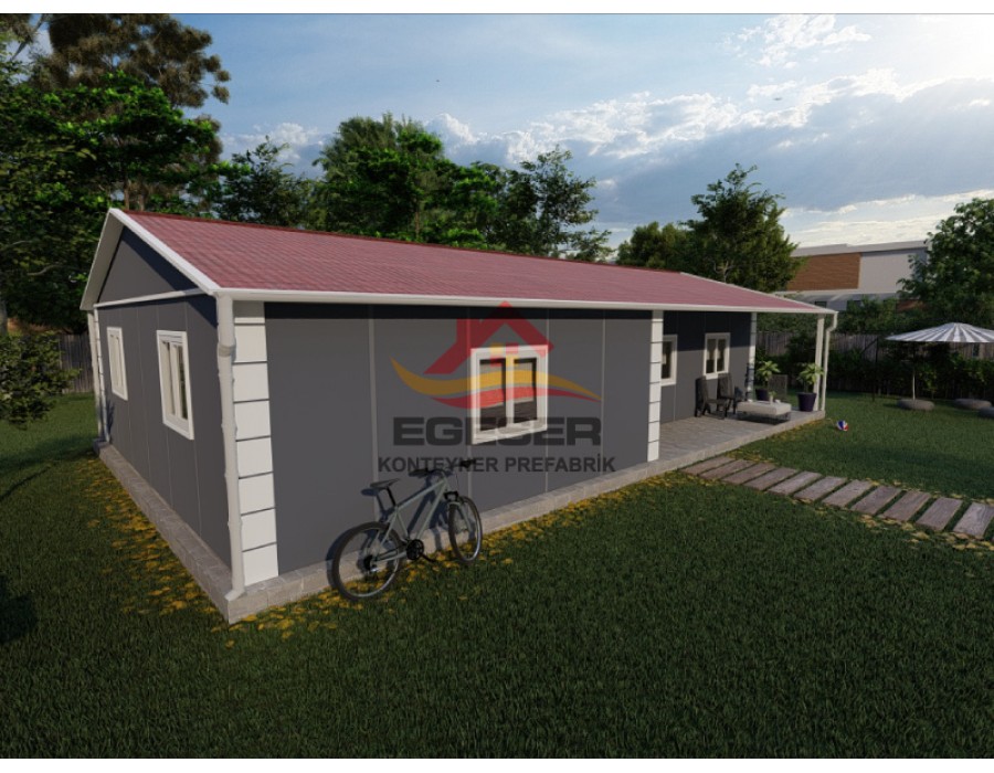 101 m² Tek Katlı Prefabrik Ev
