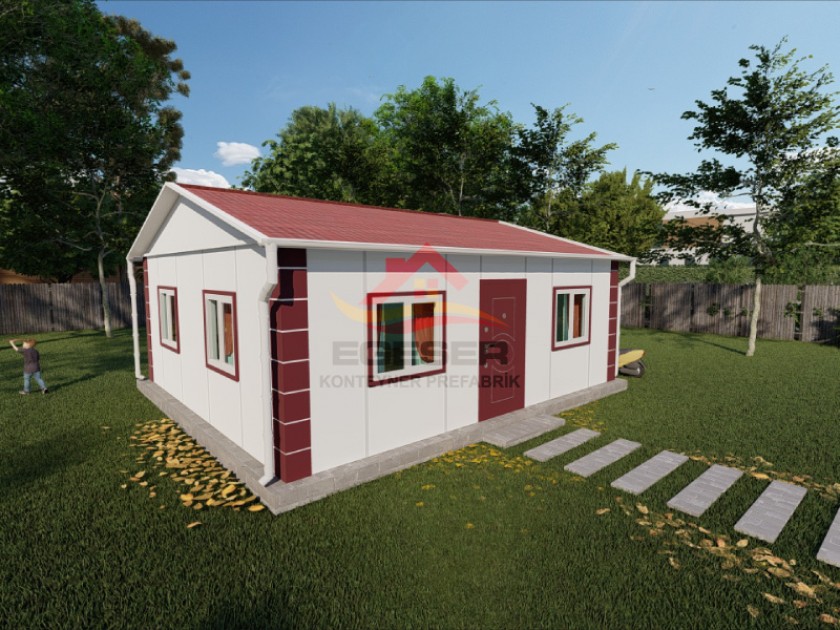 46 m² Tek Katlı Prefabrik Ev 46 m² Tek Katlı Prefabrik Ev