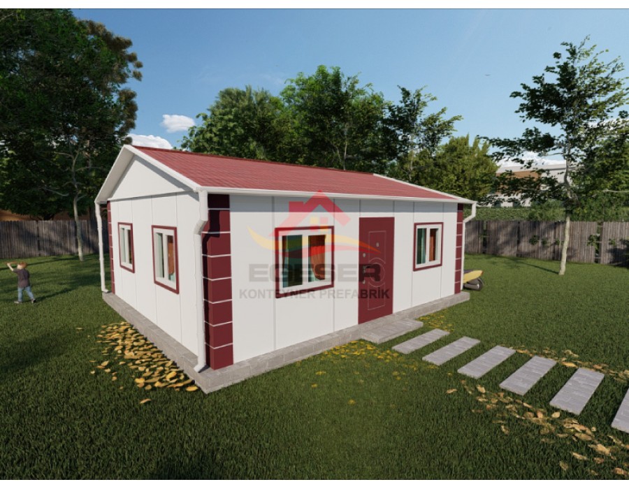46 m² Tek Katlı Prefabrik Ev