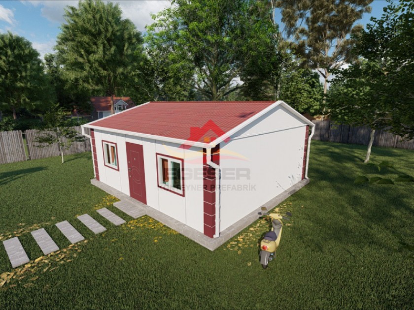 46 m² Tek Katlı Prefabrik Ev 46 m² Tek Katlı Prefabrik Ev