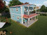 122 m² Dubleks Prefabrik Ev
