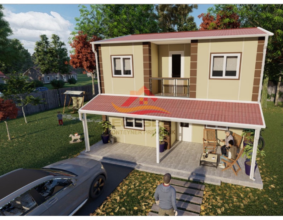 131 m² Dubleks Prefabrik Ev