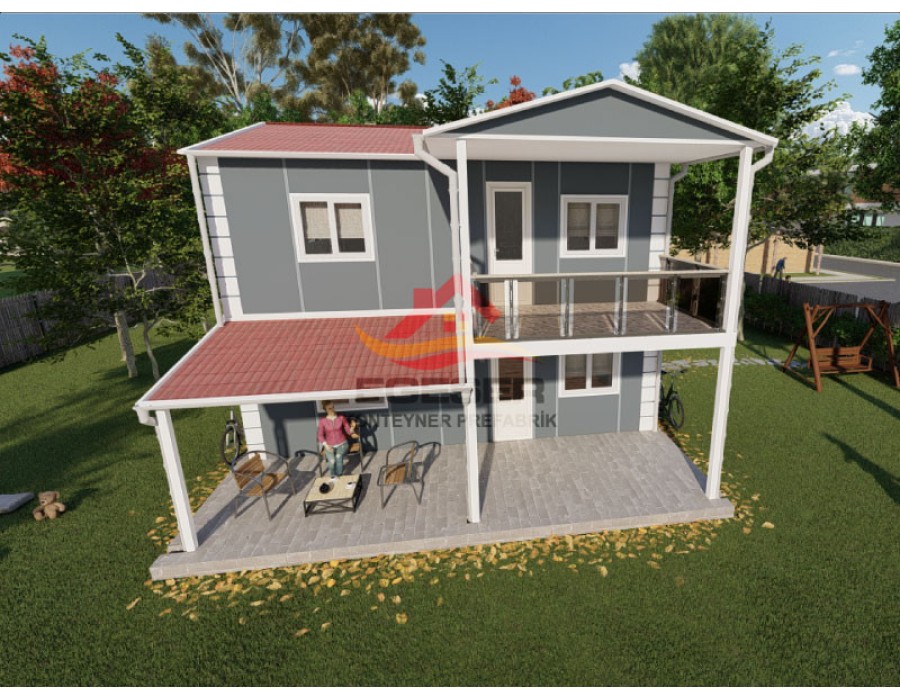 149 m² Dubleks Prefabrik Ev