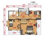 155 m² Dubleks Prefabrik Ev detay görseli