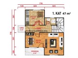 92 m² Dubleks Prefabrik Ev detay görseli