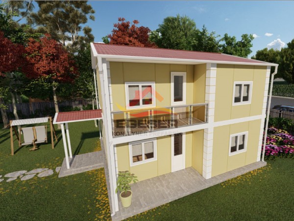 92 m² Dubleks Prefabrik Ev