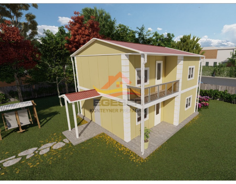 92 m² Dubleks Prefabrik Ev